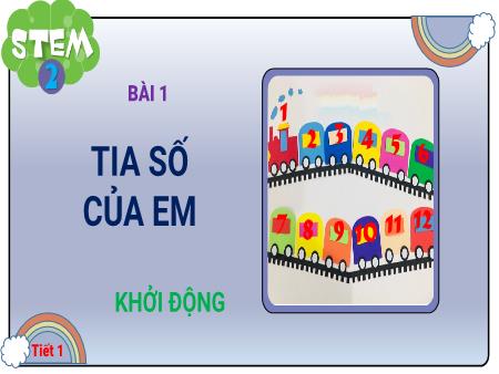 Bài giảng BH STEM 2 - Bài 1: Tia số của em