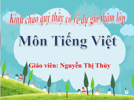 Bài giảng Tiếng Việt Lớp 1 - Bài 3C: Ng, ngh - Nguyễn Thị Thủy