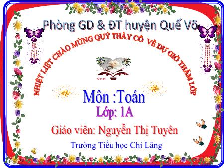 Bài giảng Toán Lớp 1 - Bài: Hình chữ nhật, hình vuông - Năm học 2021-2022 - Nguyễn Thị Tuyên