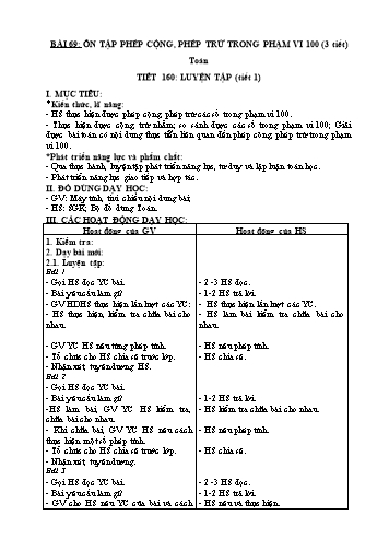 Giáo án Toán Khối 2 Sách KNTT - Tuần 33