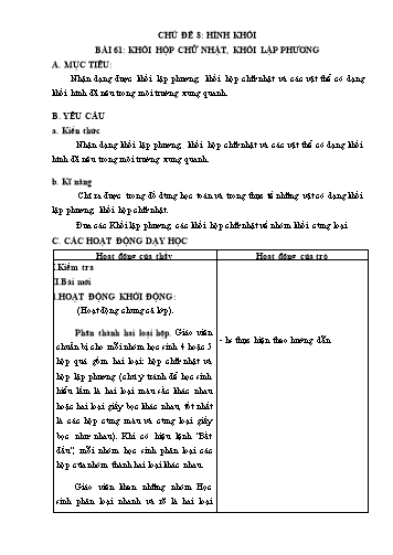 Giáo án Toán Lớp 1 (Sách Cùng học để phát triển năng lực) - Tuần 21