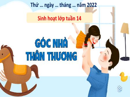 Bài giảng HĐTN 3 (Kết nối tri thức) - Sinh hoạt lớp Tuần 14: Góc nhà thân thương