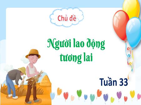 Bài giảng HĐTN 3 (Kết nối tri thức) - Tuần 33, Bài 33: Người lao động tương lai