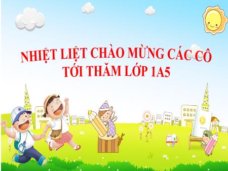 Bài giảng Toán 1 - Bài 8: Thực hành lắp ghép, xếp hình (Tiết 2)