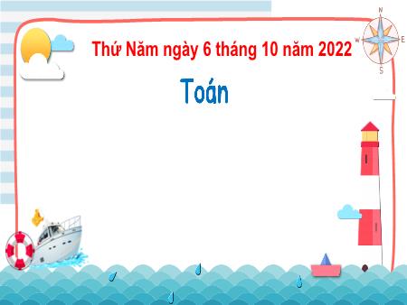 Bài giảng Toán 3 - Bài 12: Bảng nhân 9. Bảng chia 9 (Tiết 1)