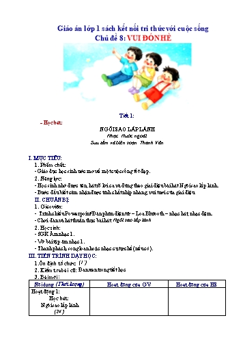 Kế hoạch bài dạy Âm Nhạc 1 (Kết nối tri thức) - Chủ đề 8: Vui đón hè