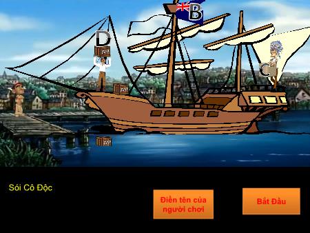 PPT Trò chơi Khởi động - Cướp biển (Tiếng Anh)