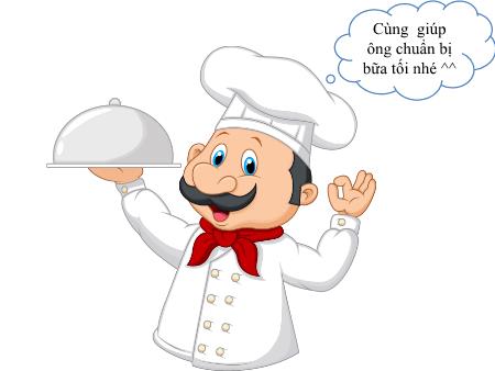 PPT Trò chơi Khởi động - Đầu bếp trổ tài