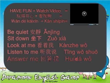 PPT Trò chơi Khởi động - Doraemon Bomb Game (Tiếng Anh)