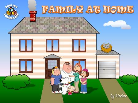 PPT Trò chơi Khởi động - Family At Home (Tiếng Anh)